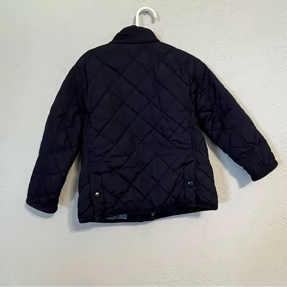 Crewcuts Navy Blue Quilted Puffer Jacket